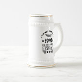 3パーソナライズされたヴィンテージ30歳の誕生日パーティー ビールジョッキ (正面右)