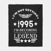 3パーソナライズされたヴィンテージ30歳の誕生日パーティー フリースブランケット (正面)