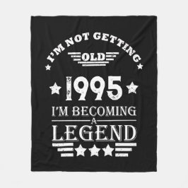 3パーソナライズされたヴィンテージ30歳の誕生日パーティー フリースブランケット