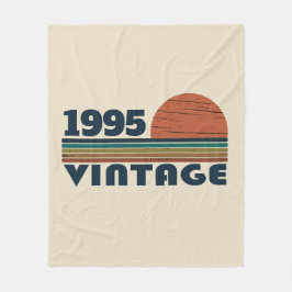 3パーソナライズされたヴィンテージ30歳の誕生日パーティー フリースブランケット