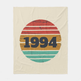 3パーソナライズされたヴィンテージ30歳の誕生日パーティー フリースブランケット