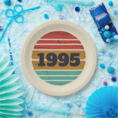 3パーソナライズされたヴィンテージ30歳の誕生日パーティー ペーパープレート (パーティー)