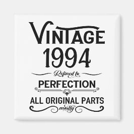 3パーソナライズされたヴィンテージ30歳の誕生日パーティー マグネット