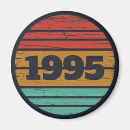 3パーソナライズされたヴィンテージ30歳の誕生日パーティー マグネット