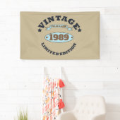 3パーソナライズされたヴィンテージ30歳の誕生日パーティー 横断幕 (インサイチュ)