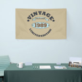 3パーソナライズされたヴィンテージ30歳の誕生日パーティー 横断幕 (トレードショー)