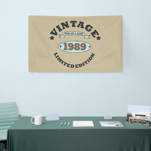 3パーソナライズされたヴィンテージ30歳の誕生日パーティー 横断幕 (トレードショー)