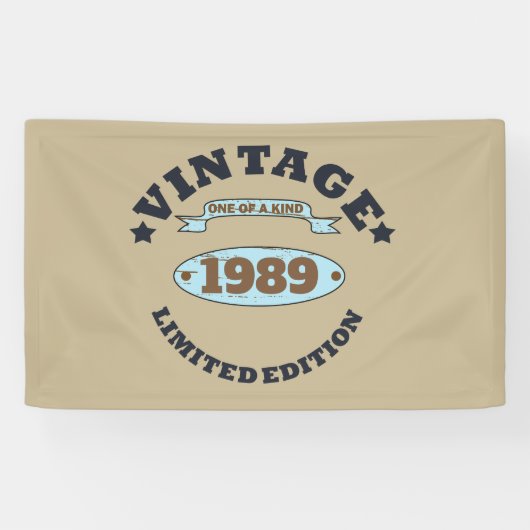 3パーソナライズされたヴィンテージ30歳の誕生日パーティー 横断幕 (横)