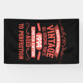 3パーソナライズされたヴィンテージ30歳の誕生日パーティー 横断幕 (横)