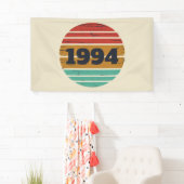 3パーソナライズされたヴィンテージ30歳の誕生日パーティー 横断幕 (インサイチュ)