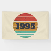 3パーソナライズされたヴィンテージ30歳の誕生日パーティー 横断幕 (横)