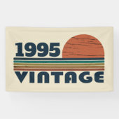 3パーソナライズされたヴィンテージ30歳の誕生日パーティー 横断幕 (横)