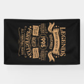 3パーソナライズされたヴィンテージ30歳の誕生日パーティー 横断幕 (横)