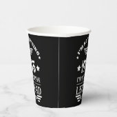 3パーソナライズされたヴィンテージ30歳の誕生日パーティー 紙コップ (右)