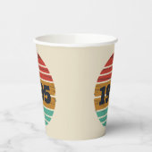 3パーソナライズされたヴィンテージ30歳の誕生日パーティー 紙コップ (左)