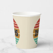 3パーソナライズされたヴィンテージ30歳の誕生日パーティー 紙コップ (右)