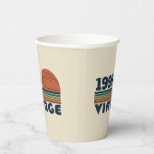 3パーソナライズされたヴィンテージ30歳の誕生日パーティー 紙コップ (右)