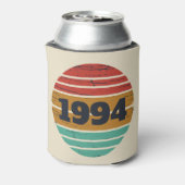 3パーソナライズされたヴィンテージ30歳の誕生日パーティー 缶クーラー (缶裏面)