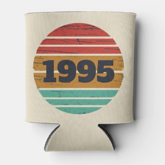 3パーソナライズされたヴィンテージ30歳の誕生日パーティー 缶クーラー (正面)