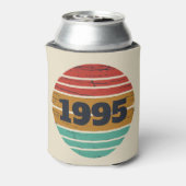 3パーソナライズされたヴィンテージ30歳の誕生日パーティー 缶クーラー (缶裏面)