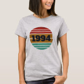 3パーソナライズされたヴィンテージ30歳の誕生日パーティー Tシャツ (正面)