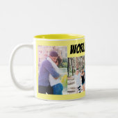 3パーソナライズされた人の母の日 ツートーンマグカップ (左)