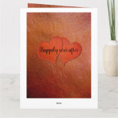 3パーソナライズされた年結婚記念カード カード (裏面)