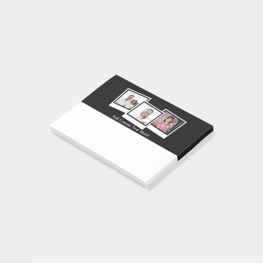 3パーソナライズされた枚の写真のスナップショットフカスタムレームの色 ポストイット (アングル)