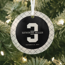 3パーソナライズされた歳の誕生日モダンとエレガント