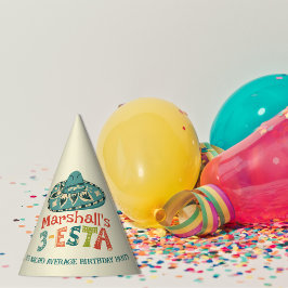 3パーソナライズされた – エスタボーイズのメキシコ誕生日パーティー パーティーハット
