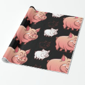 3ピッグズラッピング紙 ラッピングペーパー (アンロールド)