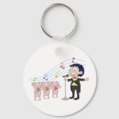 3ピッグ合唱団で歌う少年 キーホルダー (正面)