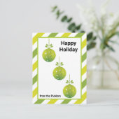 3ピッモダングルボールボーカスタムブル文字 ポストカード (スタンド正面)