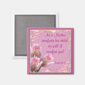 3ピンクチューリップ マグネット (正面/裏面)