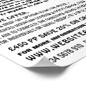 3ピークの挑戦、登山の企業の広告 ポスター (角)