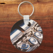 3ピースのフルート・キーチェーン キーホルダー (正面)