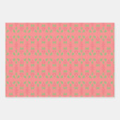 3ピースギフト又は引き出しライナーシートセット ラッピングペーパーシート (正面3)