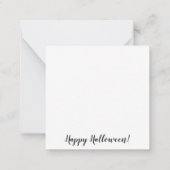 3フィット猫ウィザードとカノコソウのボトル	 ノートカード (裏面)