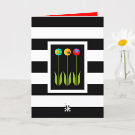 3フィボナッチフラワーズ誕生日 カード