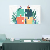 3フィート×5フィートのバナー 横断幕 (トレードショー)