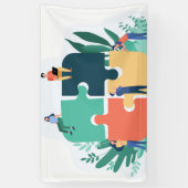 3フィート×5フィートのバナー 横断幕 (縦)