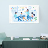 3フィート×5フィートのバナー 横断幕 (トレードショー)