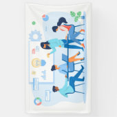 3フィート×5フィートのバナー 横断幕 (縦)