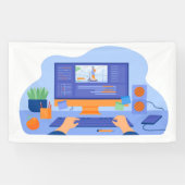 3フィート×5フィートのバナー 横断幕 (横)