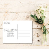 3フォトウェディング日付の保存 案内ポストカード