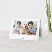 3フォトウォーターカラー赤（鳥）ショウジョウコウカンチョウクリスマス挨拶 シーズンカード (裏面)