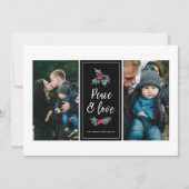 3フォトエレガントホリ色彩の鮮やかー | Peace Love Black シーズンカード (正面)