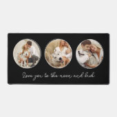 3フォトギャラリーパーソナライズされた デスクマット (正面)