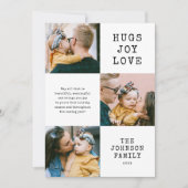 3フォトクリスマスホリデーカード シーズンカード (正面)