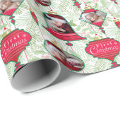 3フォトクリスマスラッピング紙 ラッピングペーパー (ロールコーナー)